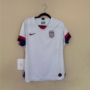 Nike Dri-FIT Soccer Jersey White Red Blue